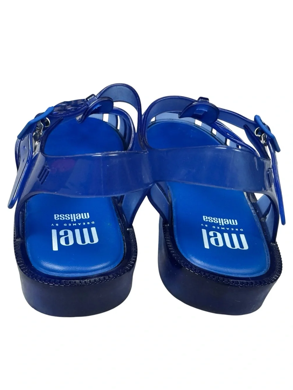 Mel by Melissa jelly sandals size 3 in blue